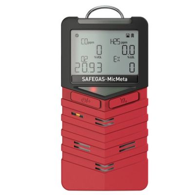 MicMeta IECEx/ATEX/EMC/Marine Certified Multi Gas Detector Portable for CO H2S O2 LEL CO2 5 gases