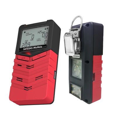 Wearable Diffusion Multi Gas Monitor with IP66/IP68 Waterproof 24h Battery and Man Down Alarm