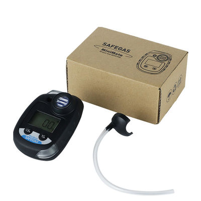 MiniMeta Portable Single Gas Detector for SO2 with IP68 Protection 2-Year Standby and Sound Light Vibration Alarm