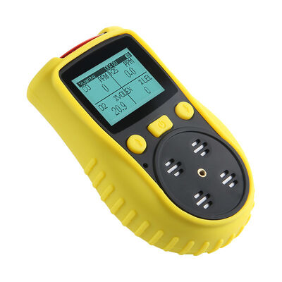 YT-1200H-S Portable 4-in-1 Gas Detector with High-Capacity Battery and Diffusion Operation for Simultaneous Monitoring